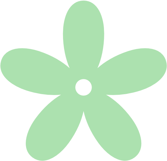 Retro Flower - Cartoon Clipart Flowers Cute (555x550)