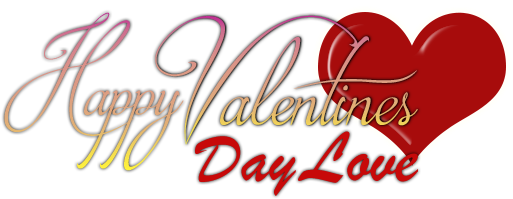 Happy Valentines Day Love - Lunch Time Love Embroidery Design (534x231)