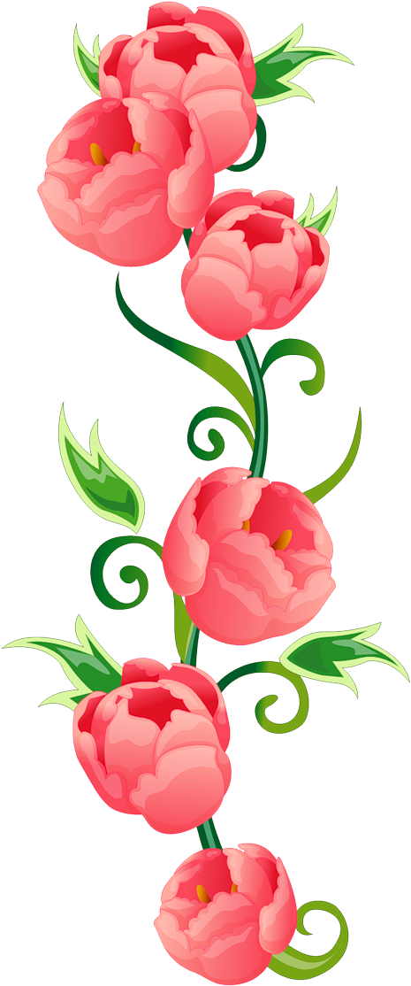Http - //ramki Photoshop - Ru/oforml/2/element - Flowers (517x1280)