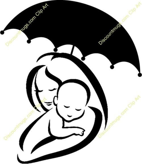 Tattoo Mother Child Infant - Tattoo Mother Child Infant (500x577)