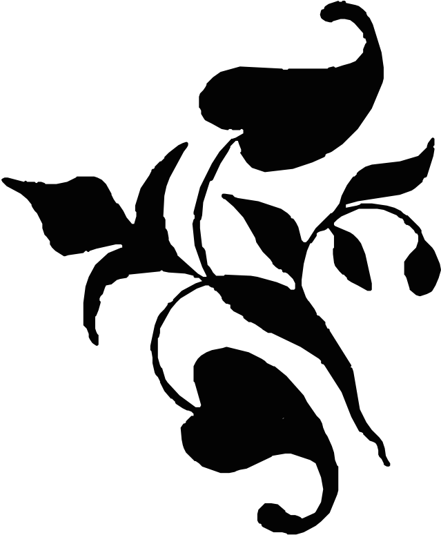 Ornamental Vine Leaves 1879 - Leaves Clip Art (655x800)