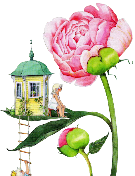 Peonies And Women - Majas Alfabet (462x600)