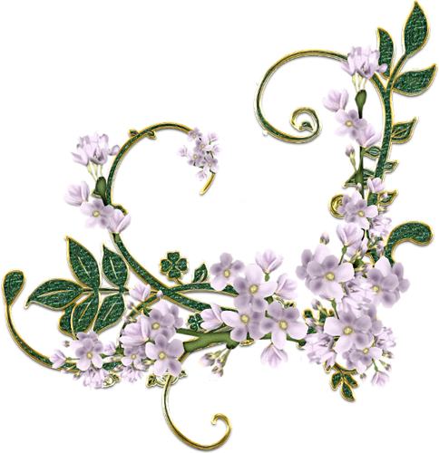 Bordure Coins Fleur (484x500)