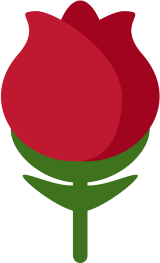 Twitter - Rose Emoji Twitter (512x512)