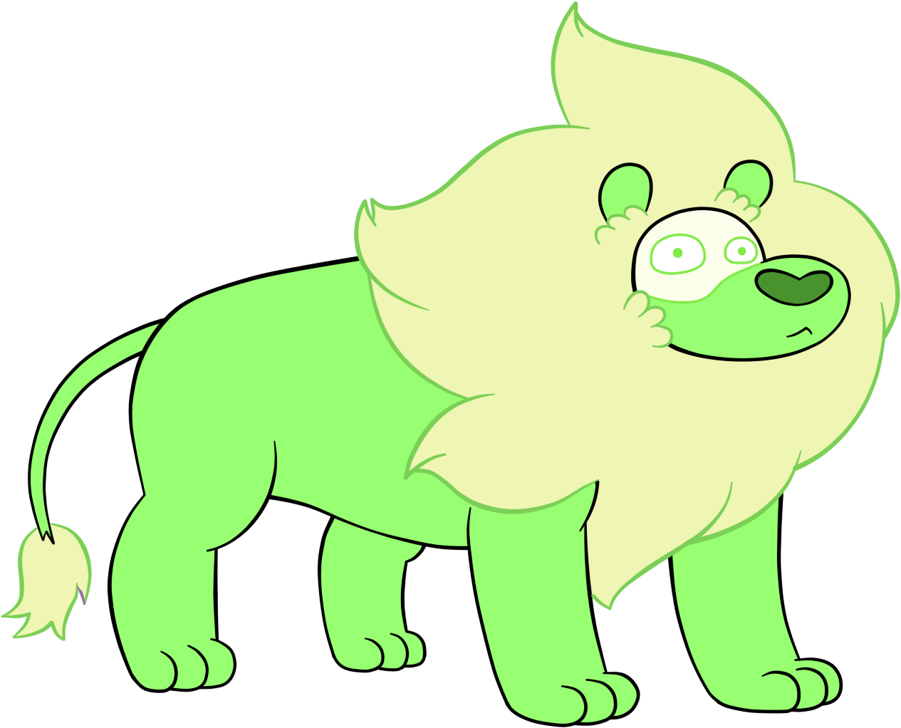 Lion Peri - Steven Universe Yellow Lion (1398x1044)