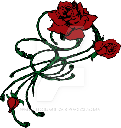 Roses - Rose With Thorn Png (400x423)