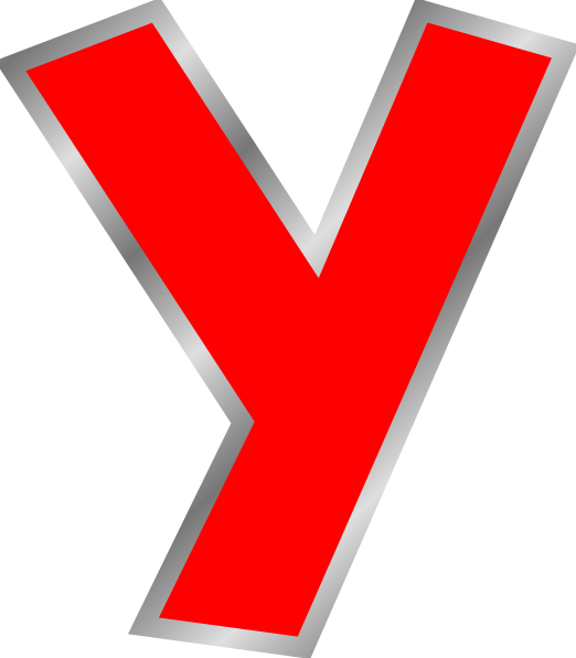Letter Y Clipart Red (522x596)