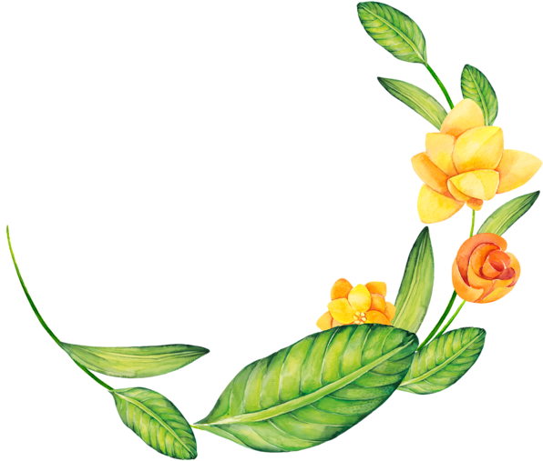 Flowers - Watercolor Painting (800x800)