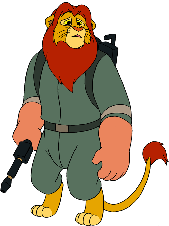 Ghostbuster Simba 2 By Lionkingrulez - Ghostbusters Sibma (677x883)