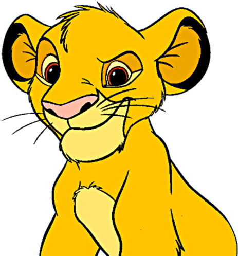 The Lion King Clipart Simba - Lion King Simba (483x500)