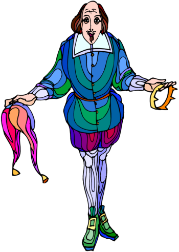 “come Hither - Polonius Clipart (350x492)