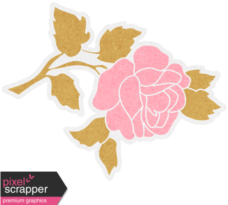 For The Love Sticker Rose - Garden Roses (456x456)