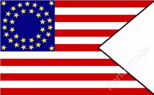 Us Cavalry Flag - Historical Cavalry Guidon Flag (500x500)