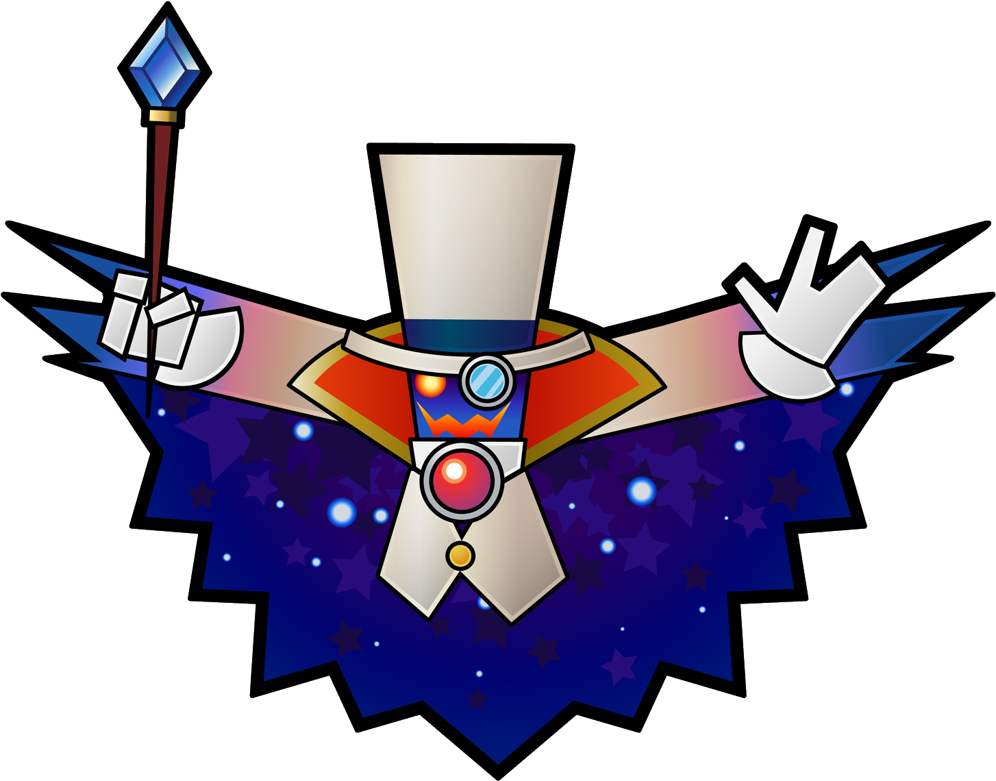 What Would Happen If Count Bleck Had The Dream Stone - Super Paper Mario Bleck (1500x1189)