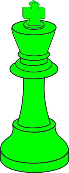 Green Chess Clip Art - Clip Art (240x597)
