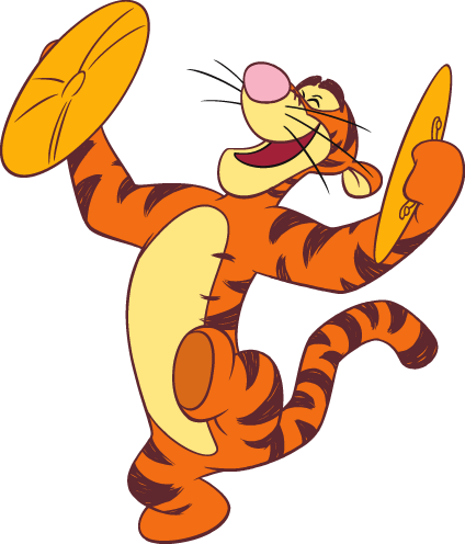 Baby Tigger Clipart - Winnie The Pooh Png (424x496)