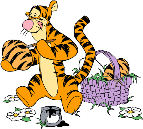Rabbit Clipart Tigger - Rabbit Clipart Tigger (495x445)