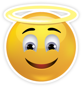 Emoji Angel Face (358x368)