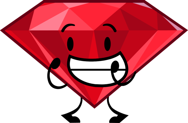 Bfdia Ruby - Object All Stars (640x420)