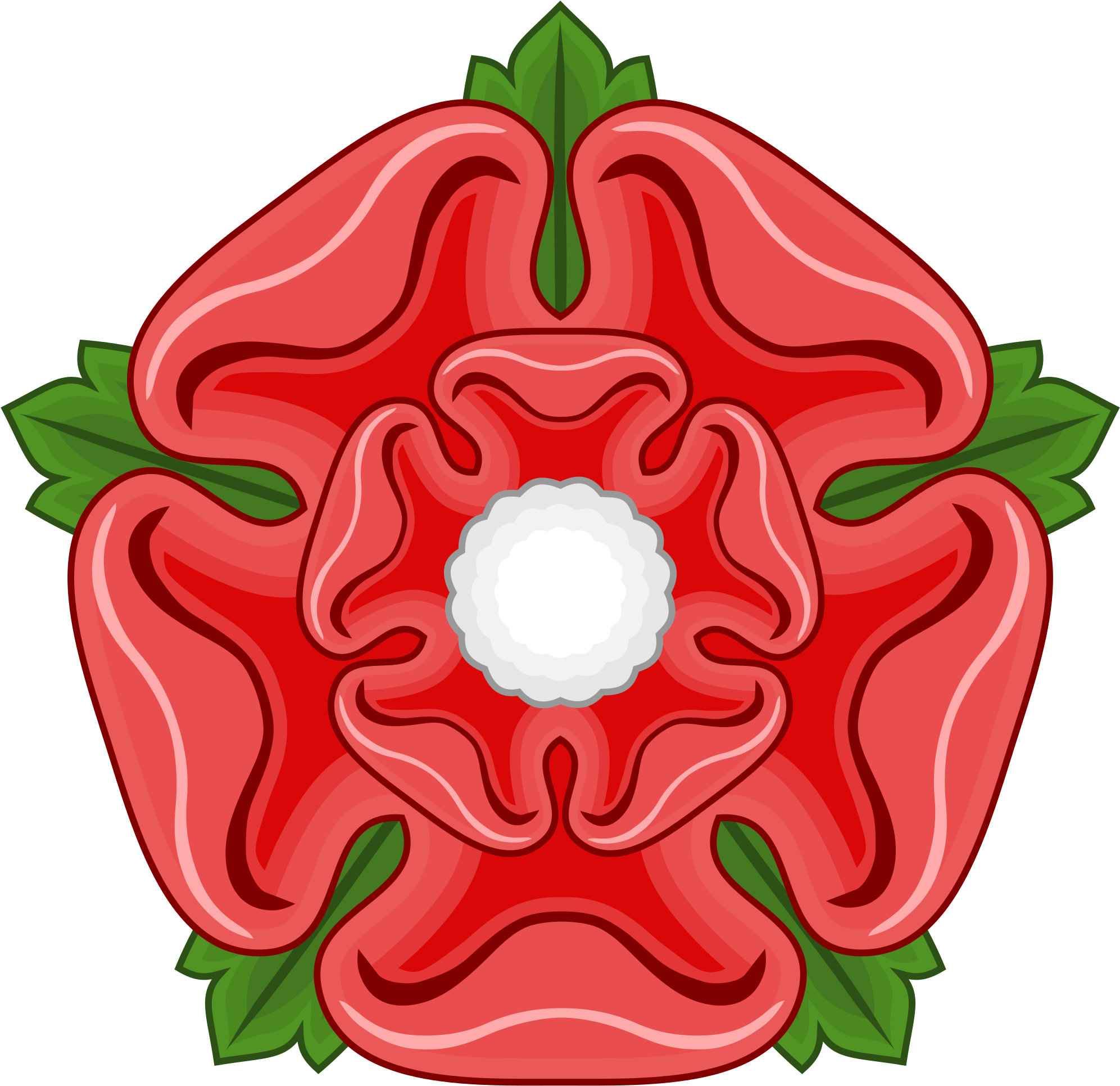 Red Rose - House Of Lancaster Rose (2000x2000)