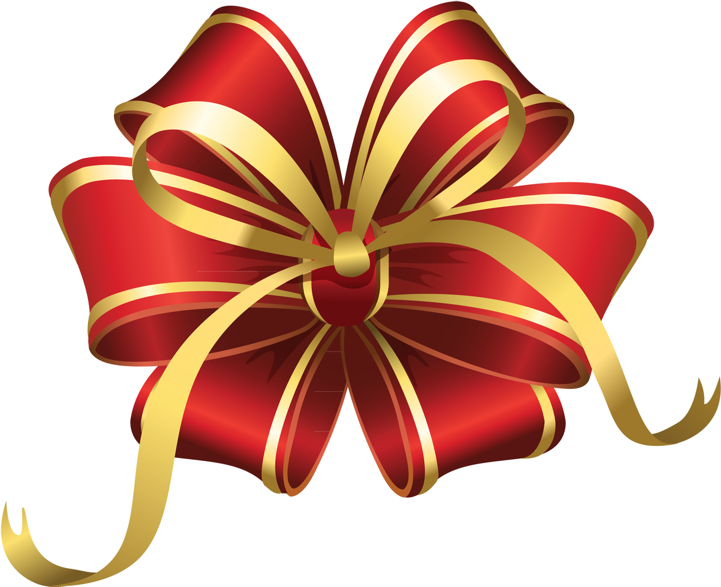 Red Rose Clipart Bereavement - Christmas Bow Clip Art (1500x1195)