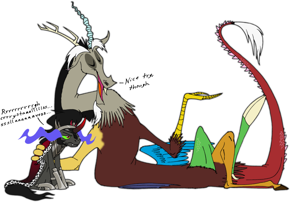 Consoling King Sombra By Grievousfan - My Little Pony: Friendship Is Magic (1024x717)