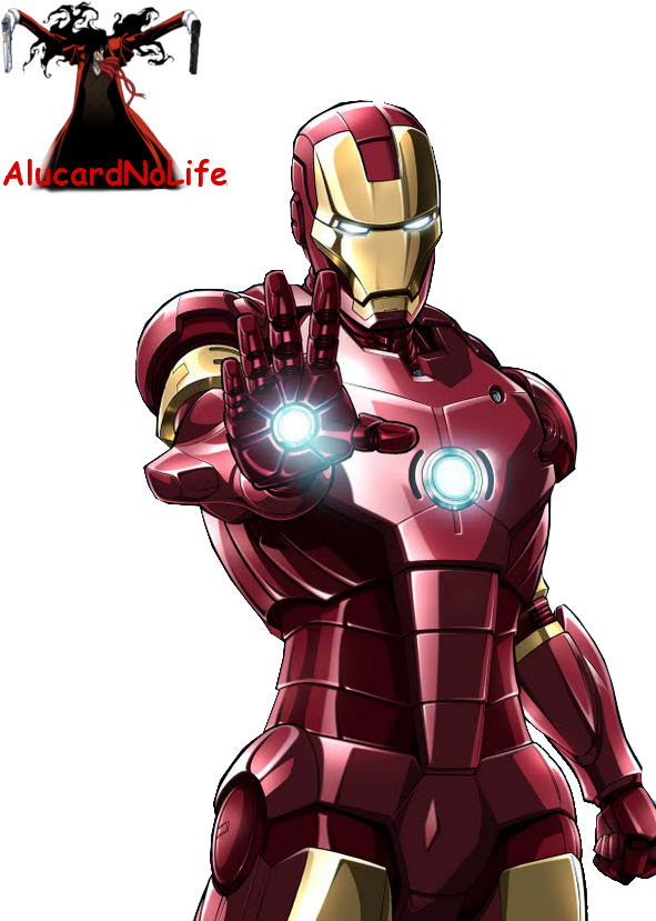 Marvel Ironman Anime Render By Alucardnolife - Montage Photo Super Hero (605x854)