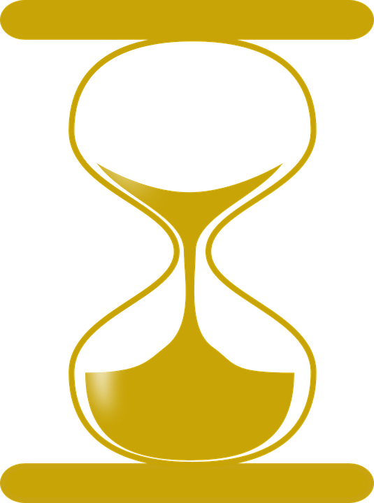 Golden Hourglass Png (535x720)