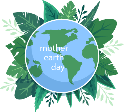 Mother Earth Day Messages Sticker-0 - Earth Day (424x384)
