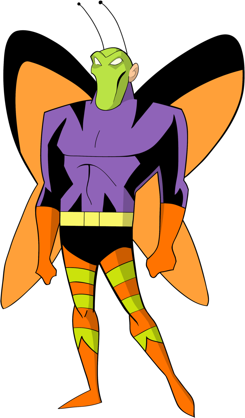 Killer Moth By Dawidarte - Killer Moth Batman Cartoon (1024x1582)
