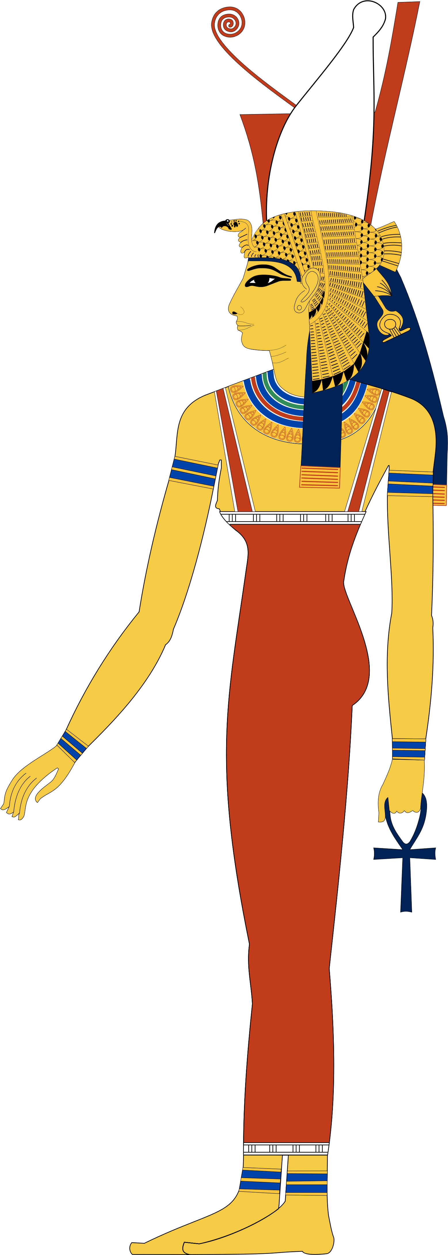 Mut - Ancient Egyptian God Mut (2000x4486)