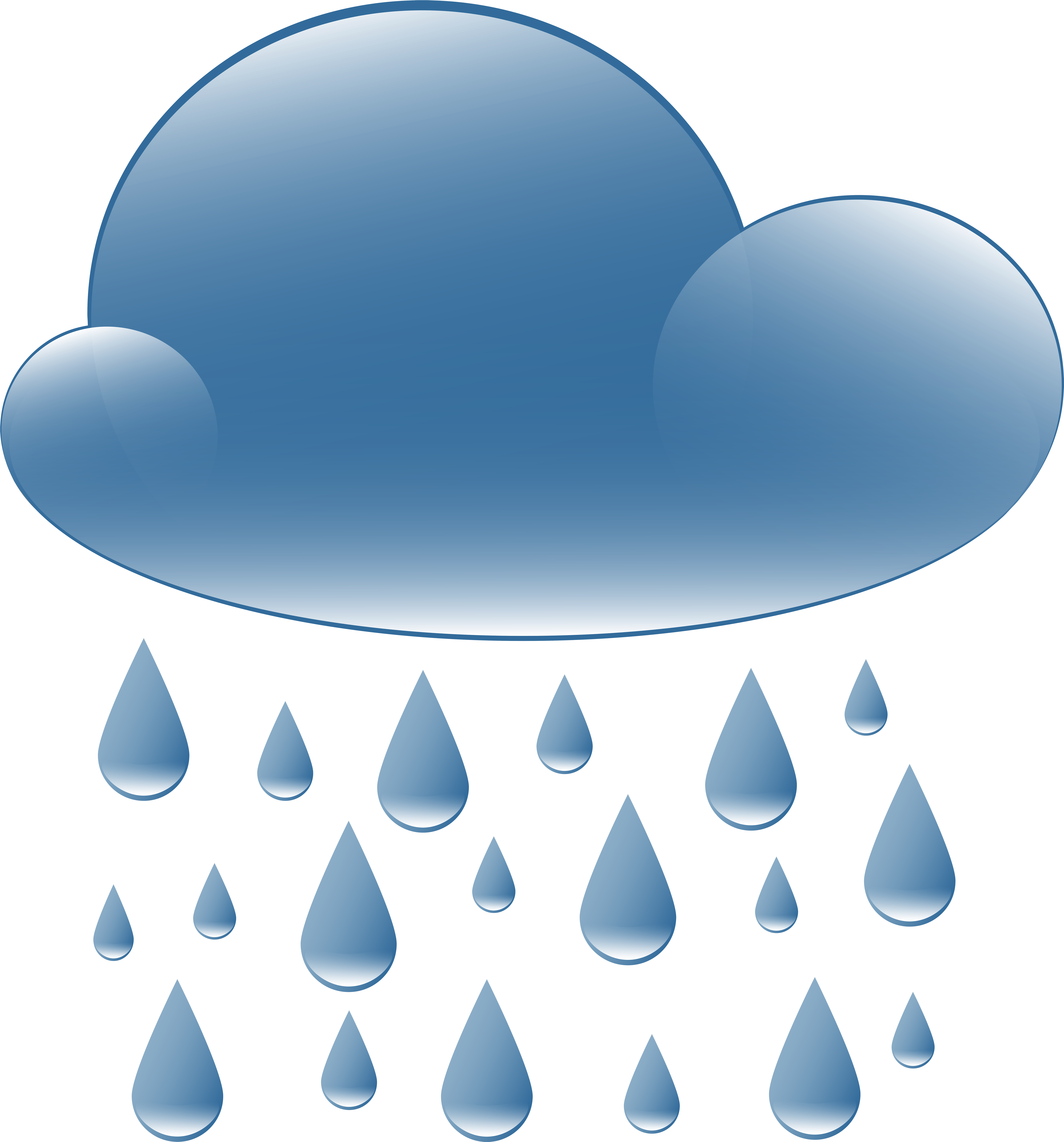 Clipart Lofty Ideas Rain Clipart Cloud Weather Icon - Rain Clipart Png (7457x8000)