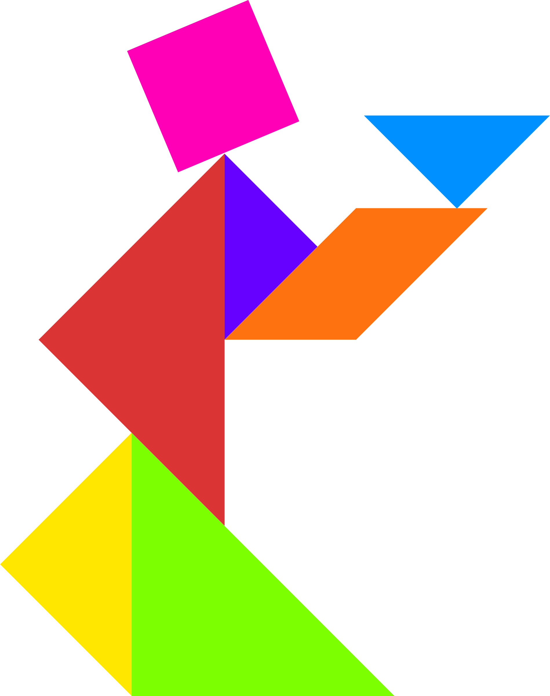 Similar Clip Art - Tangram (1898x2400)
