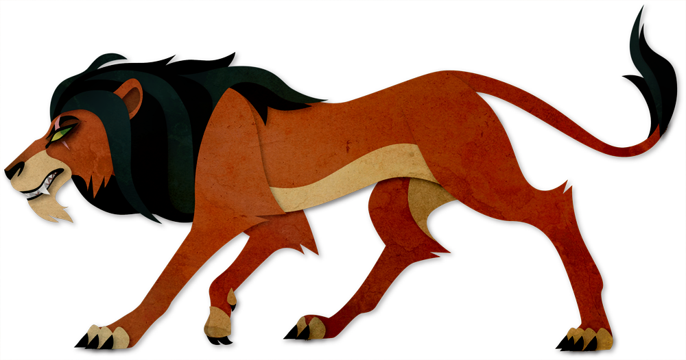 The Lion King Scar Free Png Image - Scar Lion King Png (1000x526)