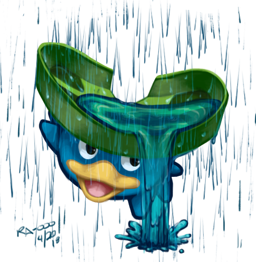 Lotad's Rain Dish By - Illustration (508x520)