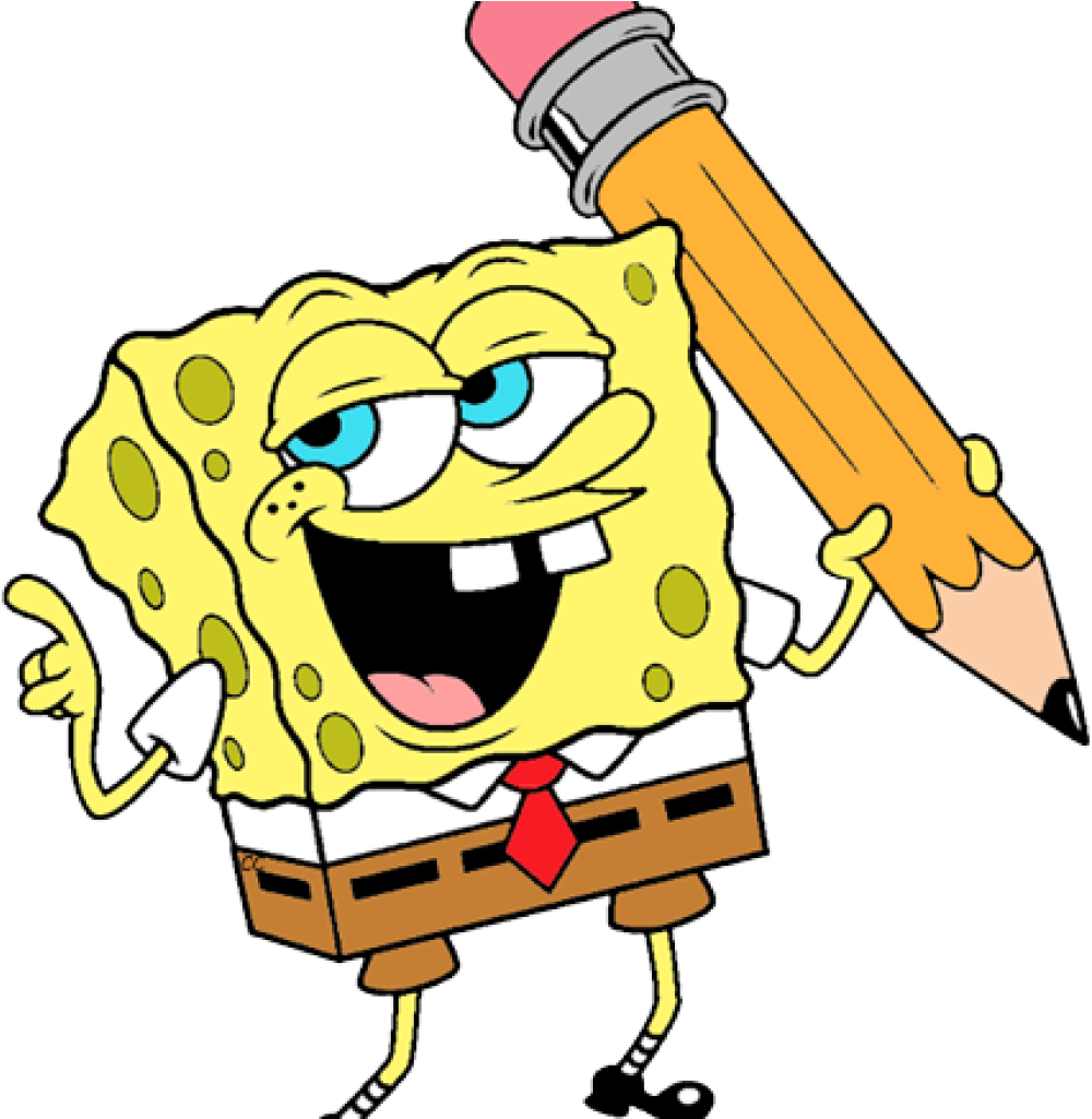 Spongebob Clipart Spongebob Squarepants Clip Art Cartoon - Spongebob Clipart School (1024x1024)
