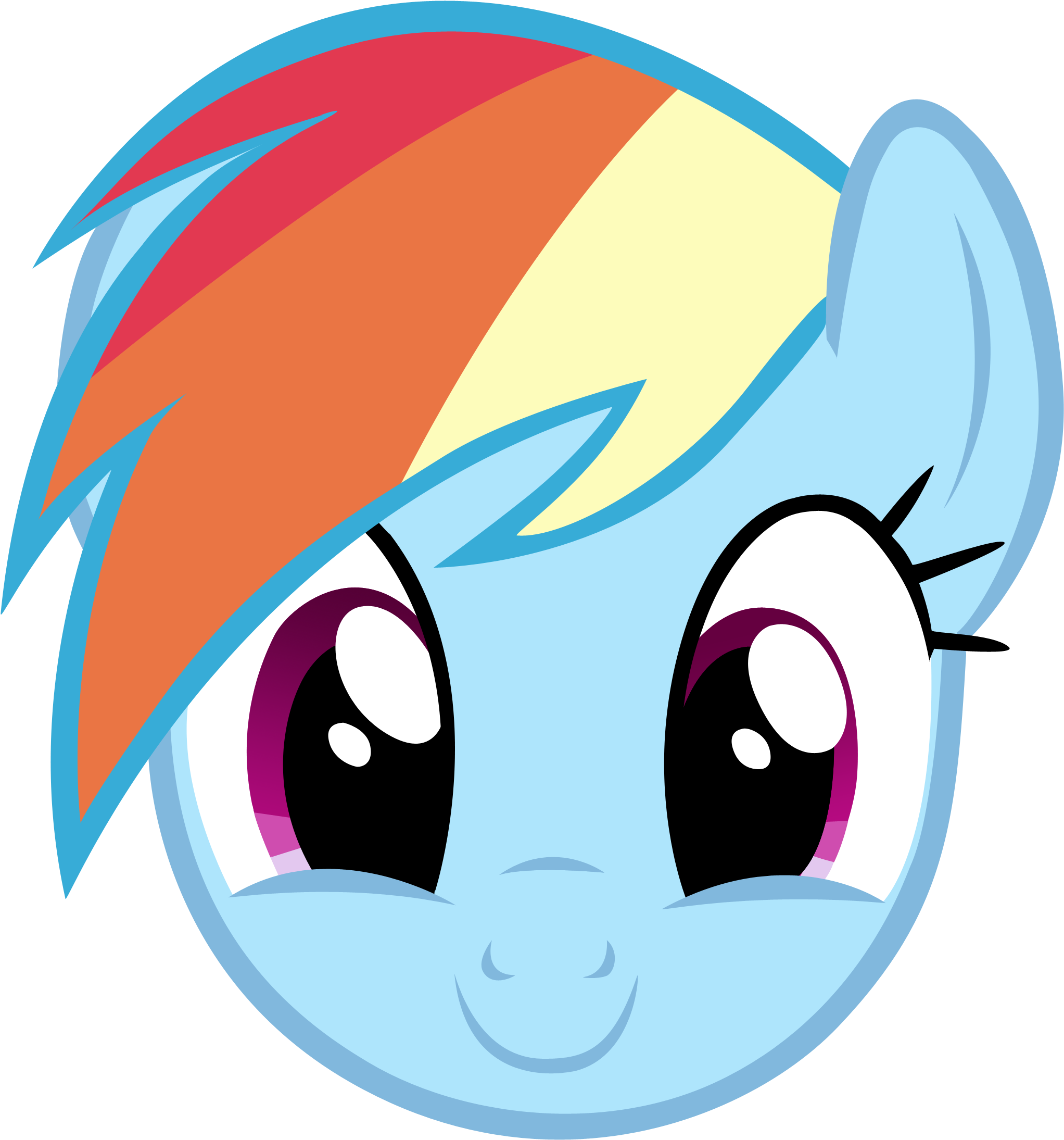 My Little Pony Rainbow Dash Styling Sea Pony - Rainbow Dash Pinkie Pie Twilight Sparkle (2619x2632)
