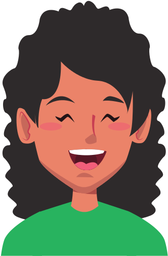Beautiful Woman Smiling Face - Dibujo Mujer Con Un Perro (550x550)