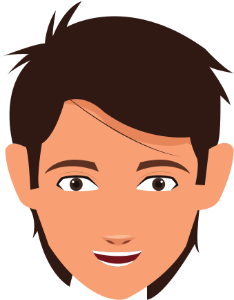 Man Smiling Icon Avatar - Icon (550x550)