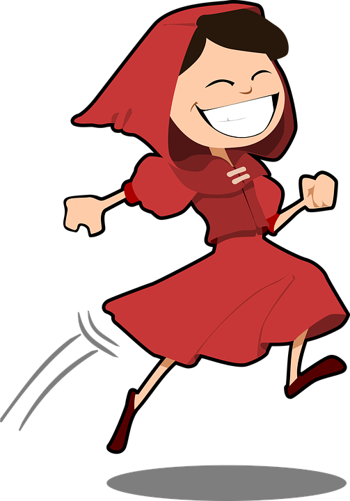 Short Person Cliparts 2, Buy Clip Art - Red Riding Hood Cartoon (503x720)