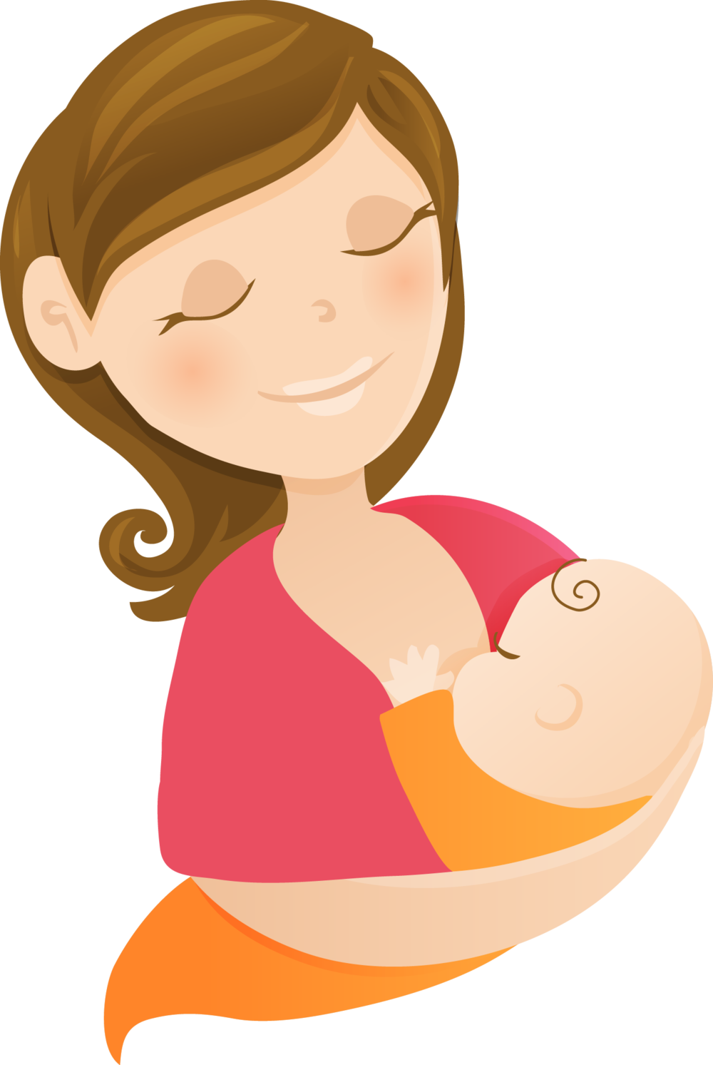 This Study Has Identified Many Important Emotional, - Breastfeeding Clipart Transparent (1000x1493)