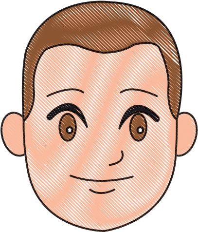 Cartoon Head Young Man Smile Expression - Cartoon Head Young Man Smile Expression (550x550)