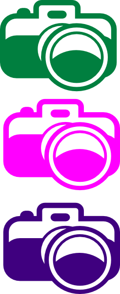 Cameras Clip Art - Camera Clip Art (246x600)