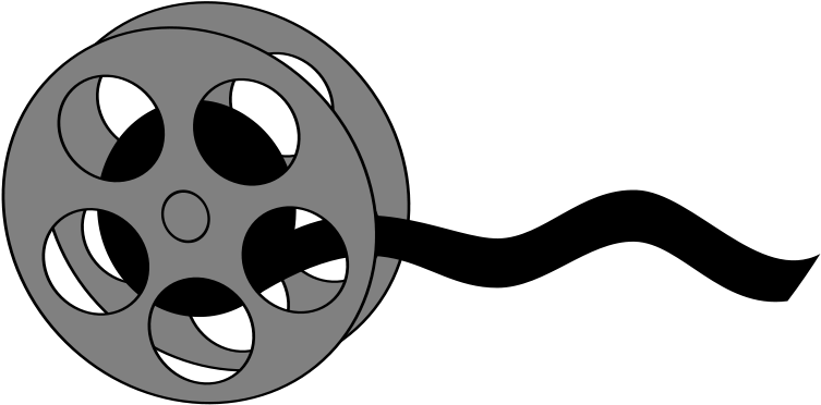 Film - Clipart - Old Movie Projector Cartoon (800x397)