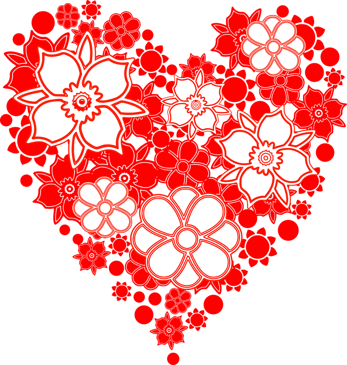 Flowers, Heart, Hearth - Coração De Flores Png (685x720)