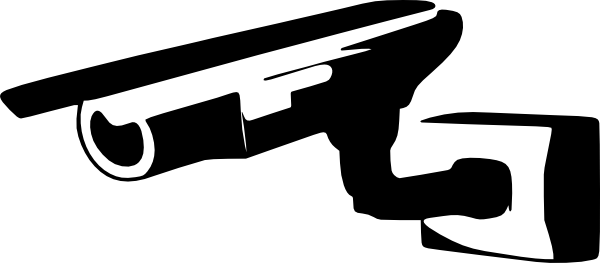 Security Camera Clipart (600x263)