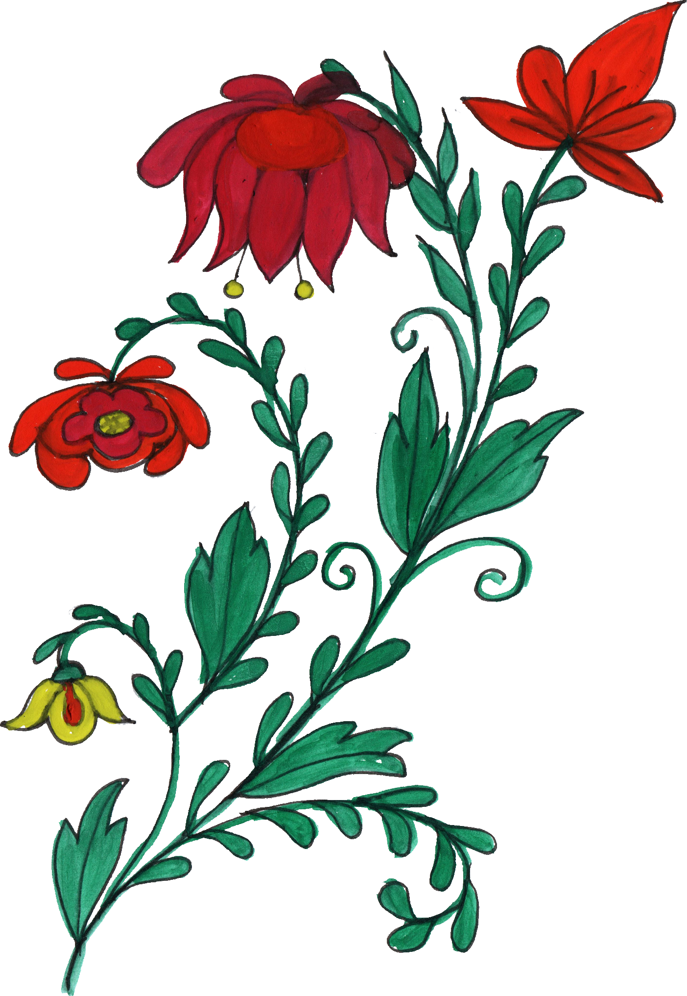 Cut Flowers Floral Design Floristry Clip Art - Cut Flowers Floral Design Floristry Clip Art (1403x2033)