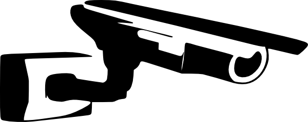 Security Camera Symbol Clipart - City Of Tracy (600x239)