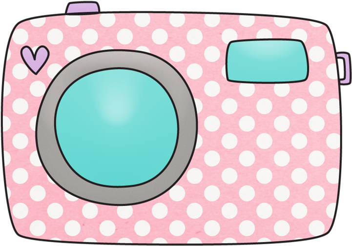 Pj Party, Clip Art, Cameras, Sweet 16 Sleepover, Camera, - Dibujo De Camara Kawaii (800x583)