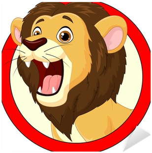 Cartoon Lion Roaring (400x400)